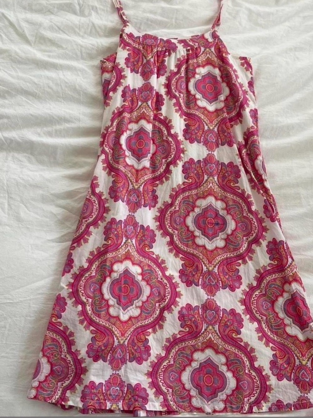 GAP Pink & White patterned dress